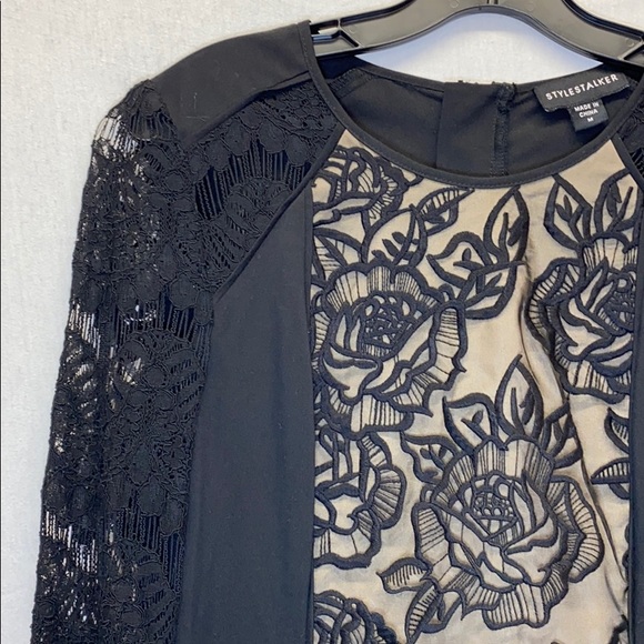 Style Stalker Last Night Embroidery Dress Medium - Picture 7 of 12